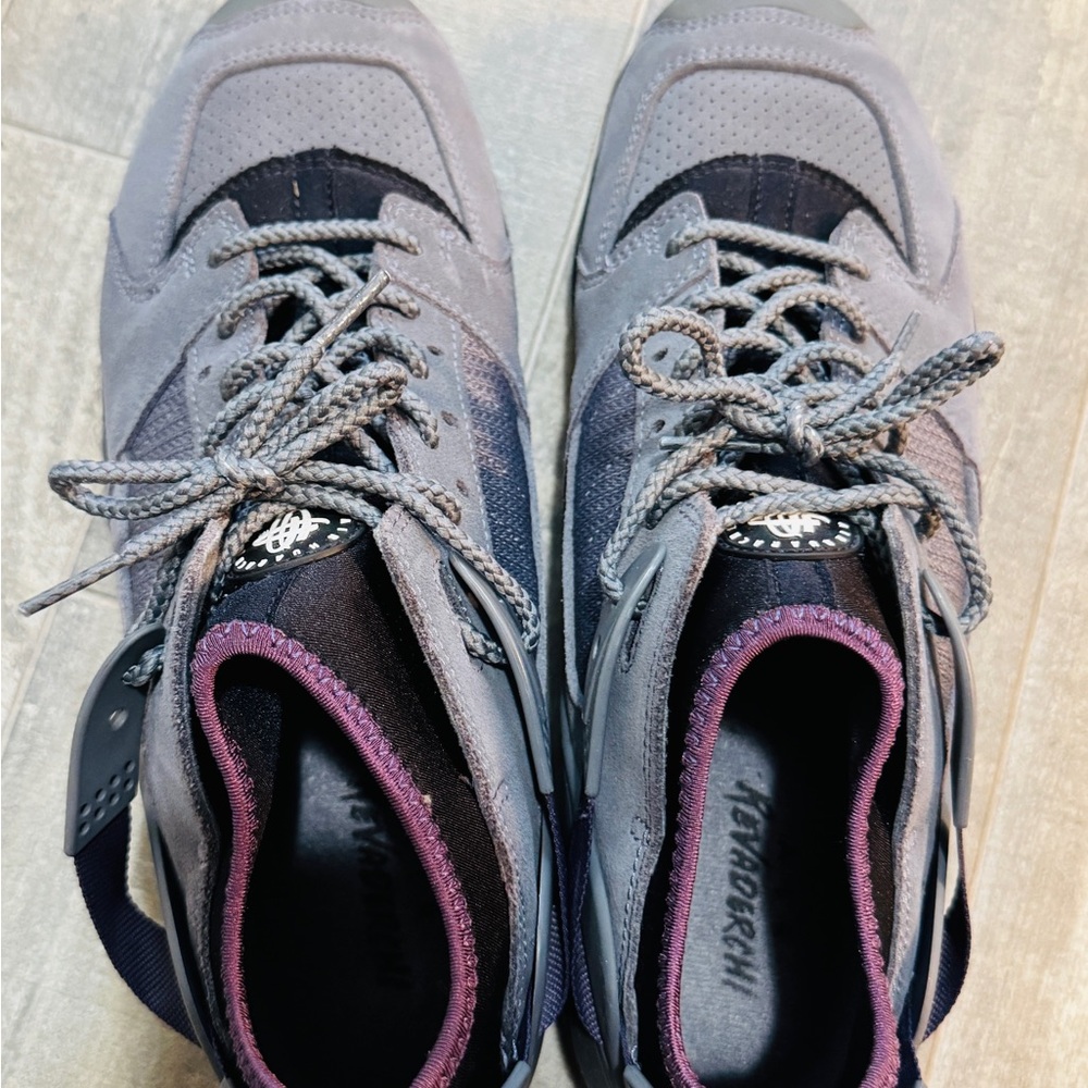 Nike Gray and Purple Athletic Shoes